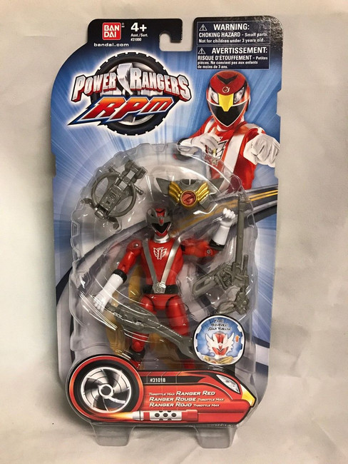 Power Rangers RPM Throttle Max Red Action Figure