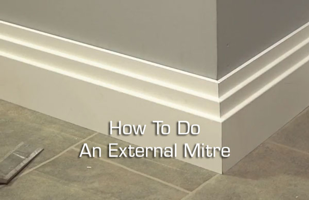 How To Do An External Mitre On Skirting Boards