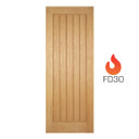  Mexicano Pre-finished Oak Internal FD30 Fire Door
