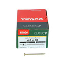 TIMCO Classic Double Countersunk Multi-Purpose Screws 4mm x 60mm (200pcs)