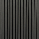  Acoustic Slat Wall Panel Charcoal Black