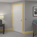 Chamfer Round Pine Skirting Board Room Shot