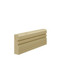 Skirting World Grooved 2 Chamfered Pine Architrave