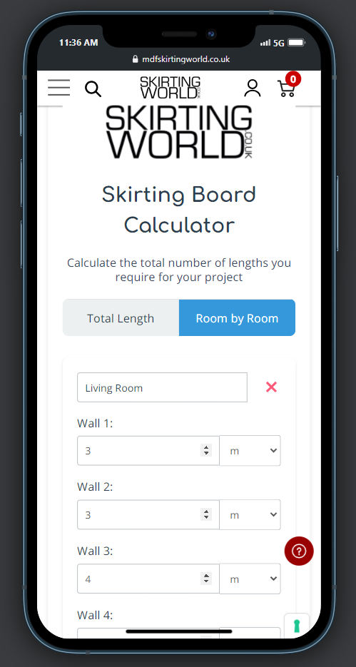 Skirting Board Calculator | Find Out How Much Skirting You Need ...