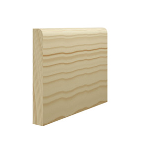 Bullnose Pine Skirting Board - 144mm x 21mm