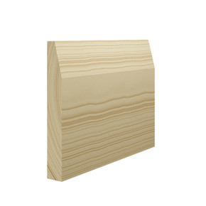 Chamfer Pine Skirting Board - 144mm x 21mm