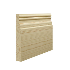 Skirting World Reeded 2 Pine Skirting Board