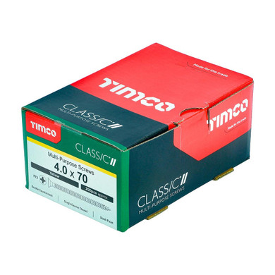 TIMCO C2 Strong-Fix Double Countersunk Multi-Purpose Premium Screws 4mm x 60mm (200pcs)