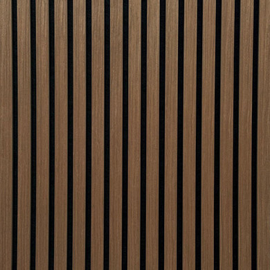  Acoustic Slat Wall Panel Natural Walnut
