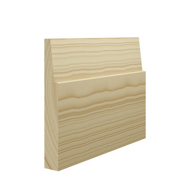 Bevelled Pine Skirting Board - 144mm x 21mm