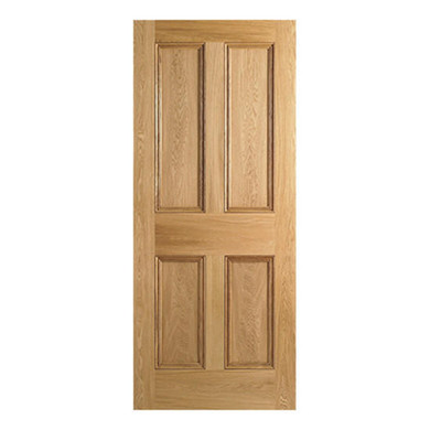 4P Four Panel Oak Internal Door