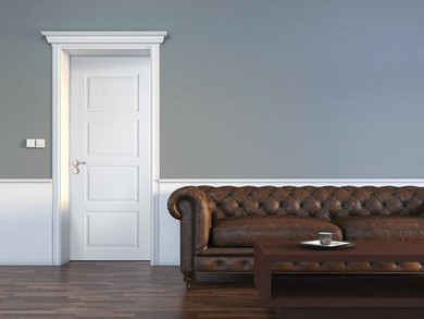  Contemporary White Primed Internal Door