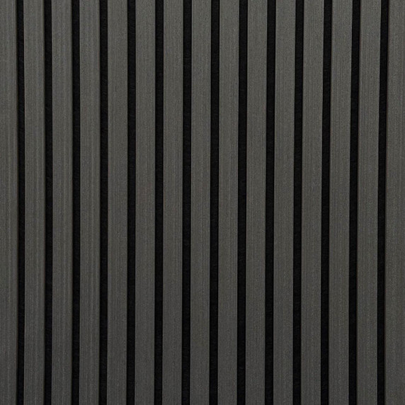 Acoustic Slat Wall Panel Charcoal Black Acoustic Slat Wall Panel Charcoal Black