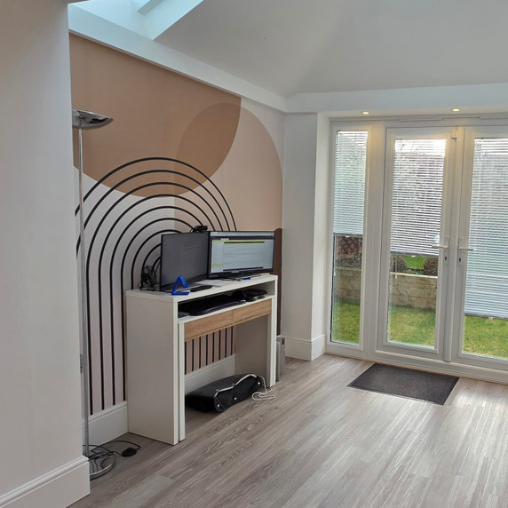 Skirting World Mini Torus MDF Skirting Board, 195mm undercoated, fitted in a customer's house.