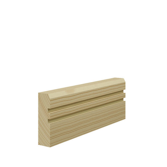 Skirting World Grooved 2 Chamfered Pine Architrave