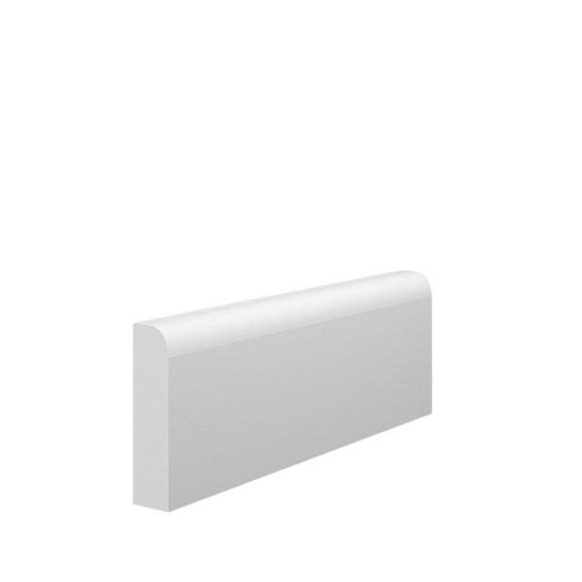 Bullnose MDF architrave profile with soft curved edge
