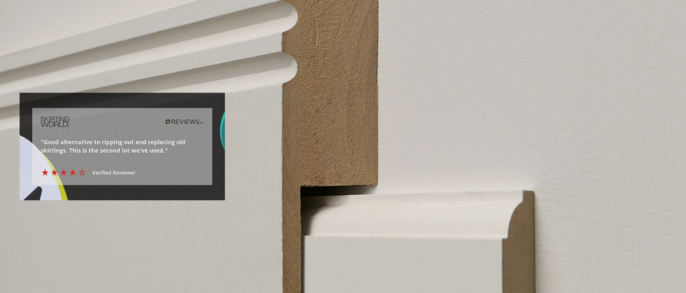Skirting Board Covers - Manufactured from premium MDF to cover existing skirting boards Skirting Board Covers - Manufactured from premium MDF to cover existing skirting boards
