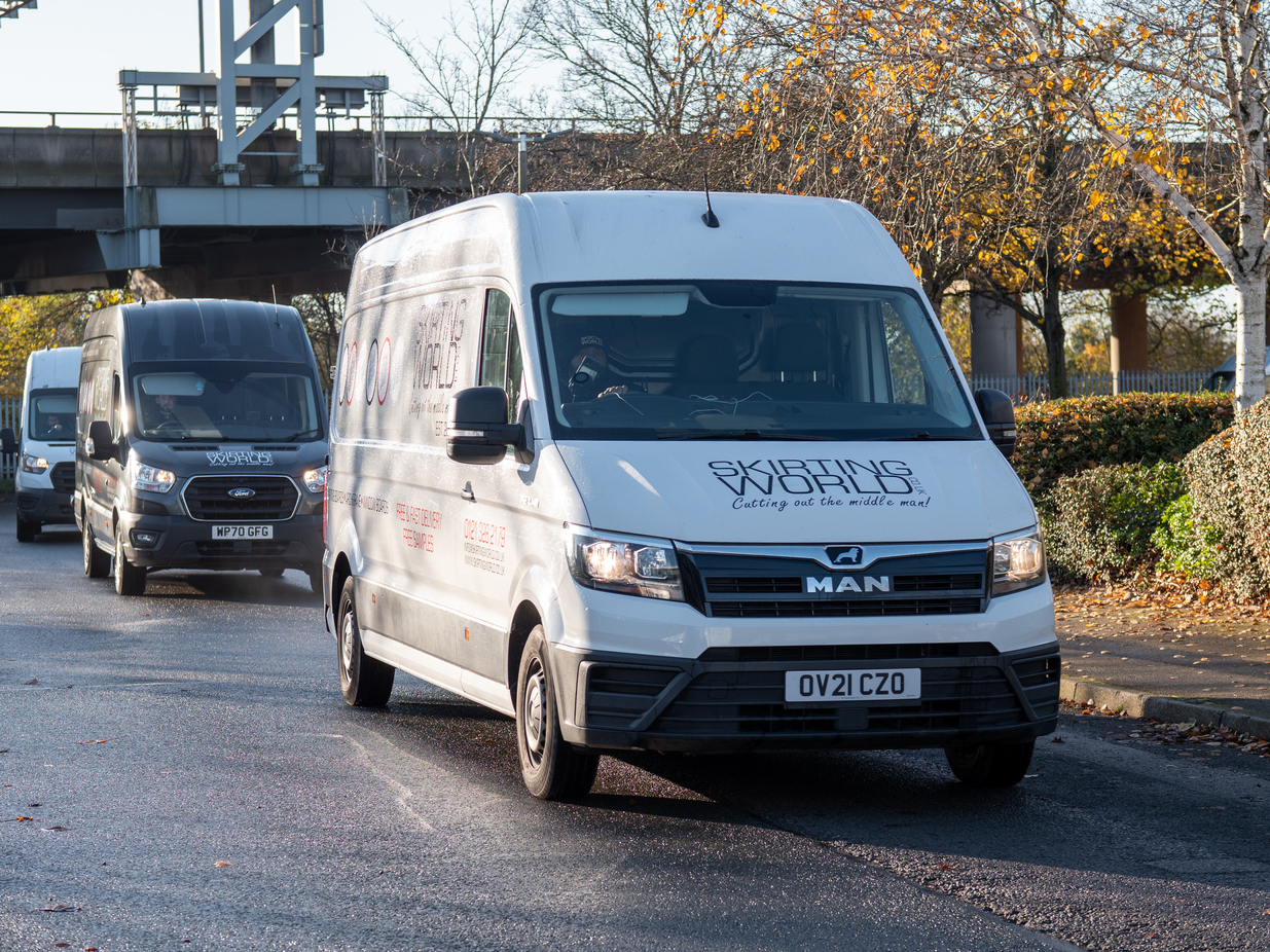 Skirting World delivery fleet
