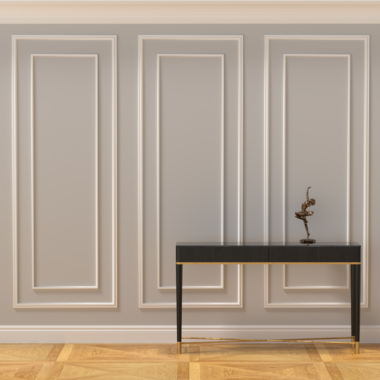 Decorative Classic MDF Wall Panelling Kit-image-541829696400238944056921