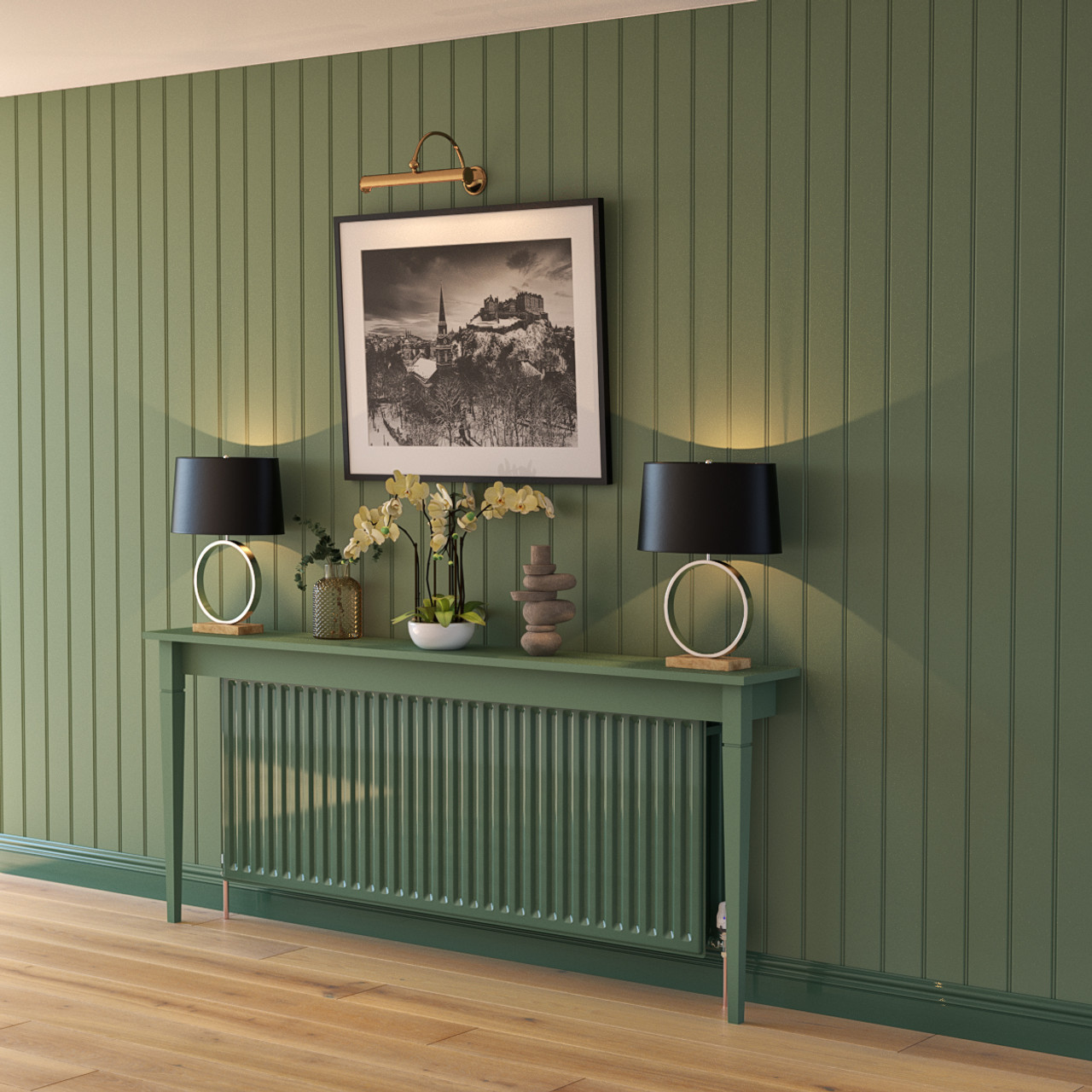 Greenwich Tongue & Groove MDF Wall Panelling Kit-image-541827559293528514489207
