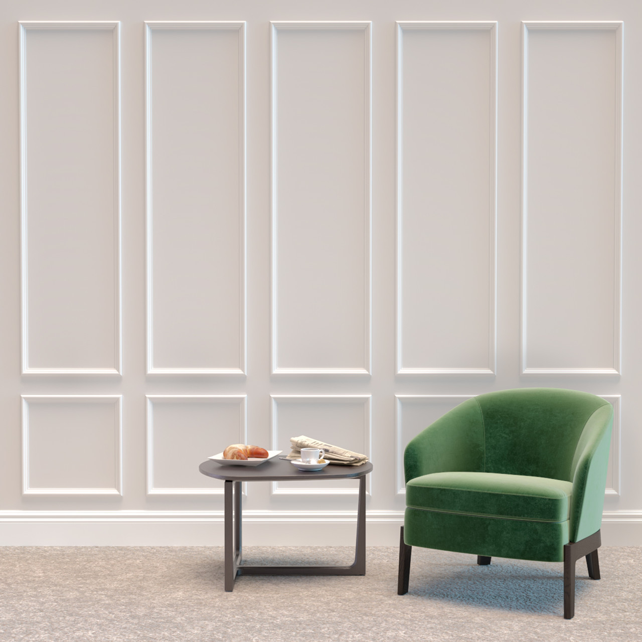 Oxford Classic MDF Wall Panelling Kit-image-5418217844022508329490009