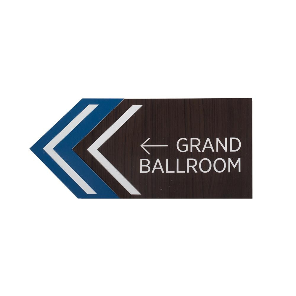 LaserMax wayfinding Grand Ballroom example.
