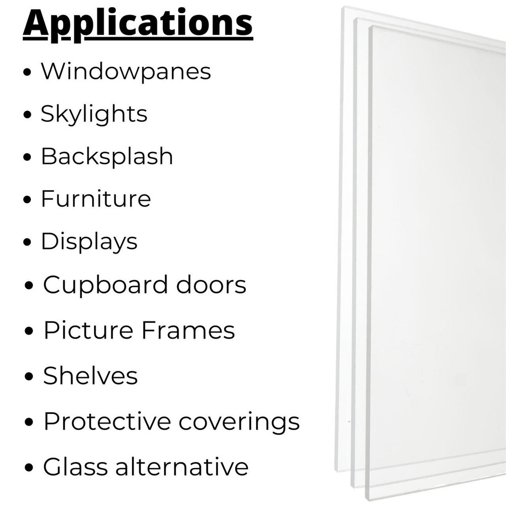 Clear Acrylic Plexiglass Sheet, BuyPlastic Online, Custom Order Plastic Online
