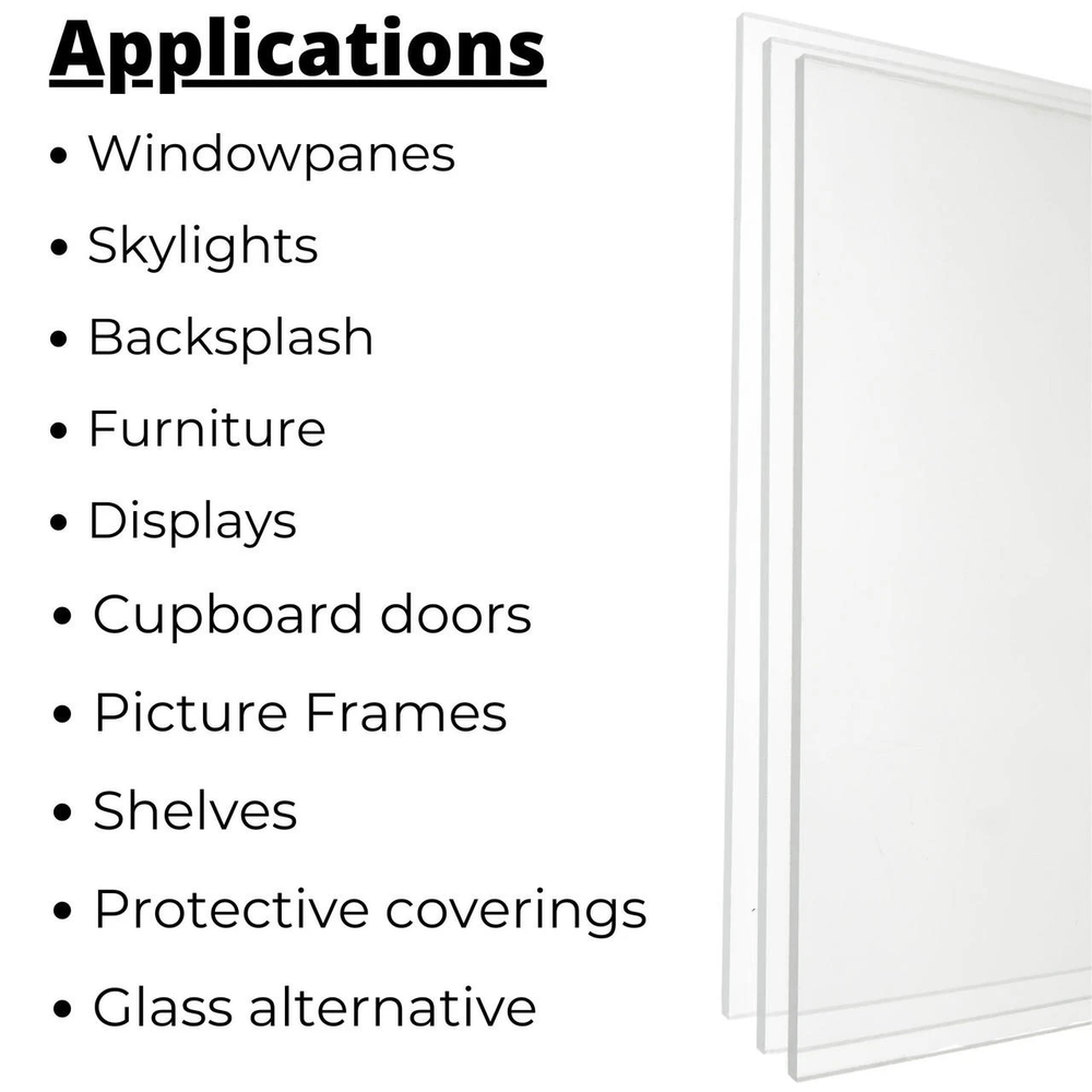 Clear Acrylic Plexiglass Sheet, BuyPlastic Online, Custom Order Plastic Online