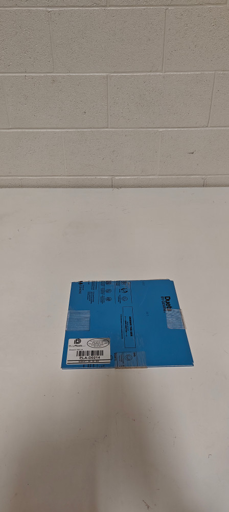 Duets - 3 pieces L-121-116 (Light Blue on White) Duets Laser XT Out/Indoor (1/16"x12"x12")