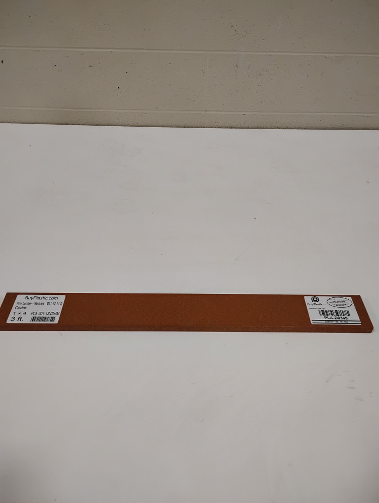 Tangent Poly Lumber - Cedar (1"x4"x30")