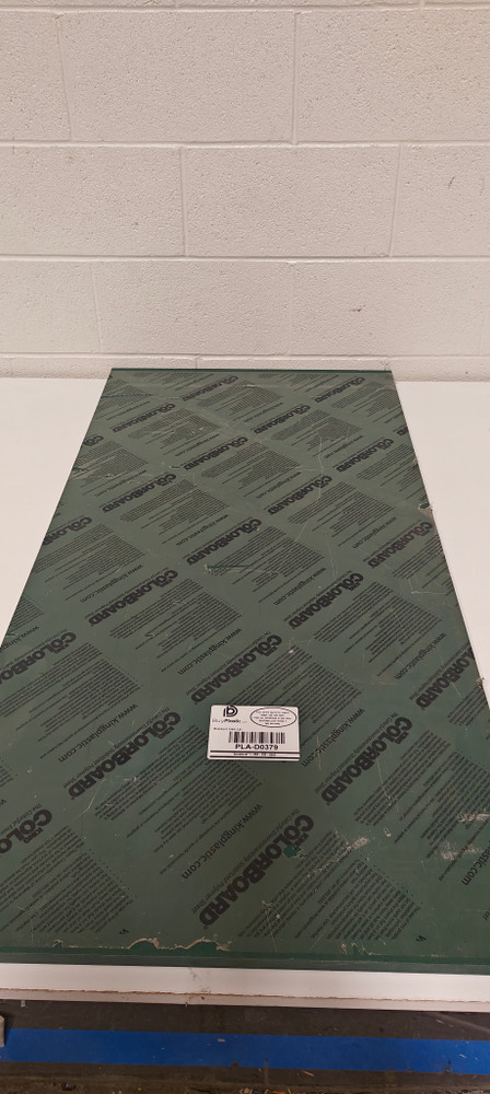 ColorBoard - 1 piece Green (3/4"x24"x48")