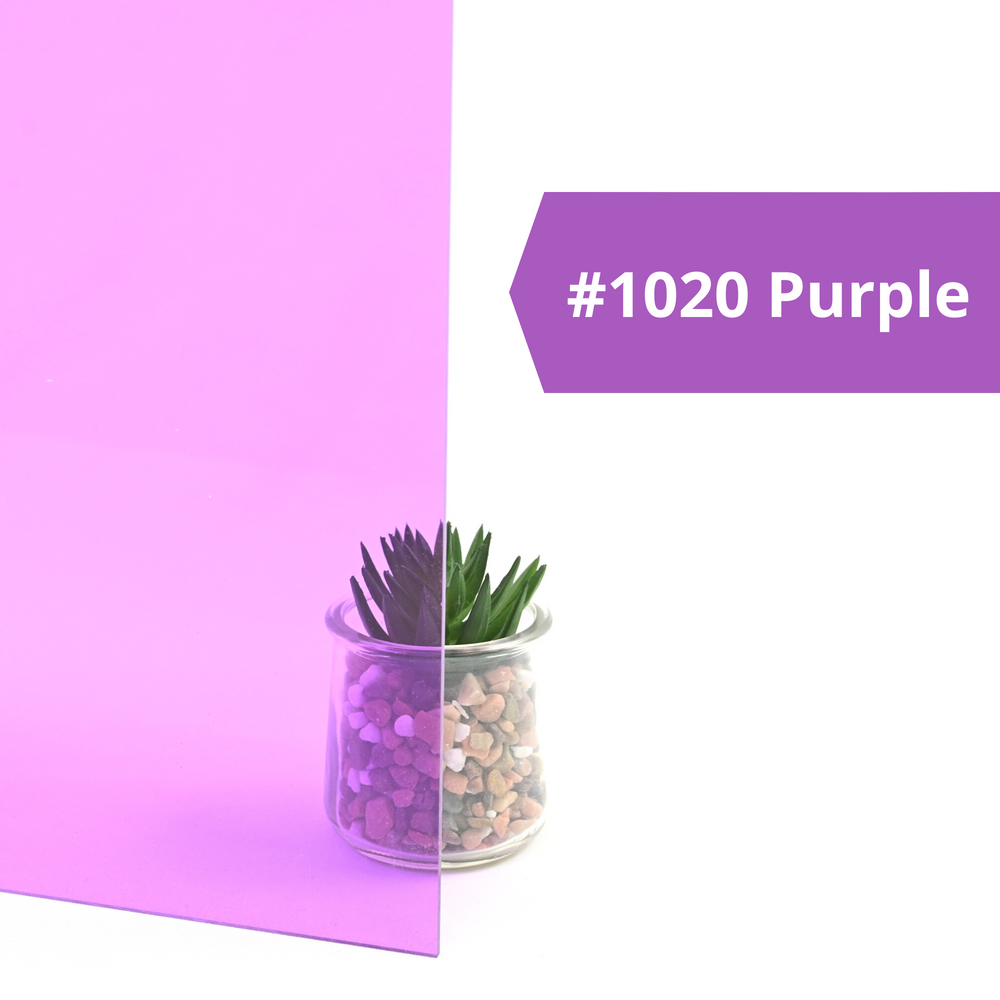1020 Purple, Transparent, 3/16" x 12" x 48"