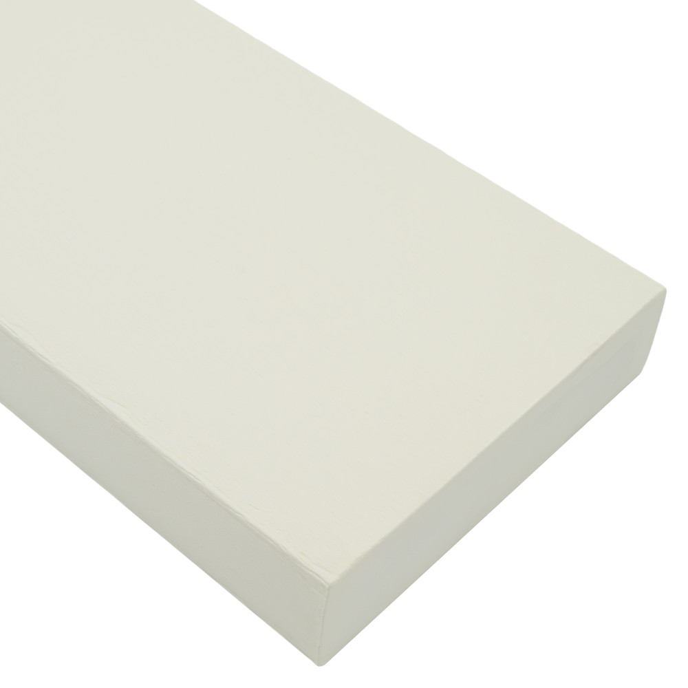 Bright White, Poly Lumber, 1/2" x 8", 72"