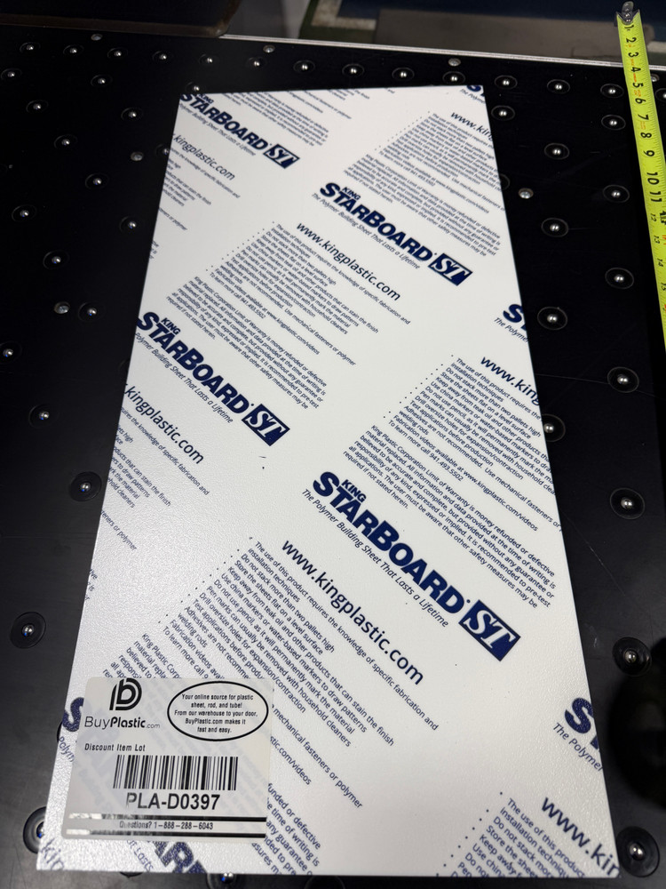 King StarboardST White (3/4"x11"x24")