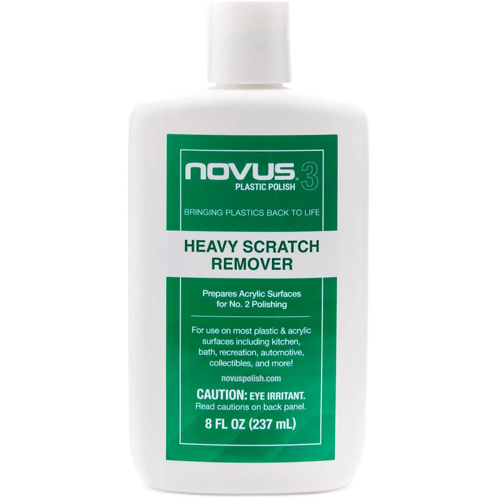 NOVUS Plastic Polish #3 - Heavy Scratch Removal - 8 oz.