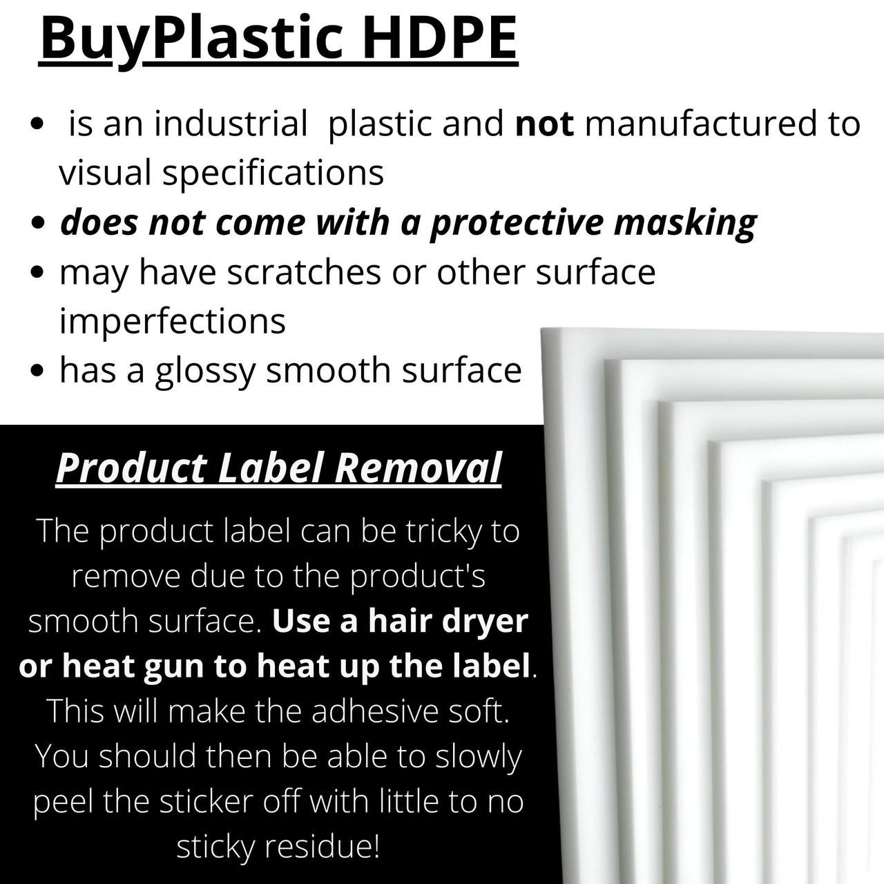 Cutting Board (HDPE) Information Sheet - Plastics Online