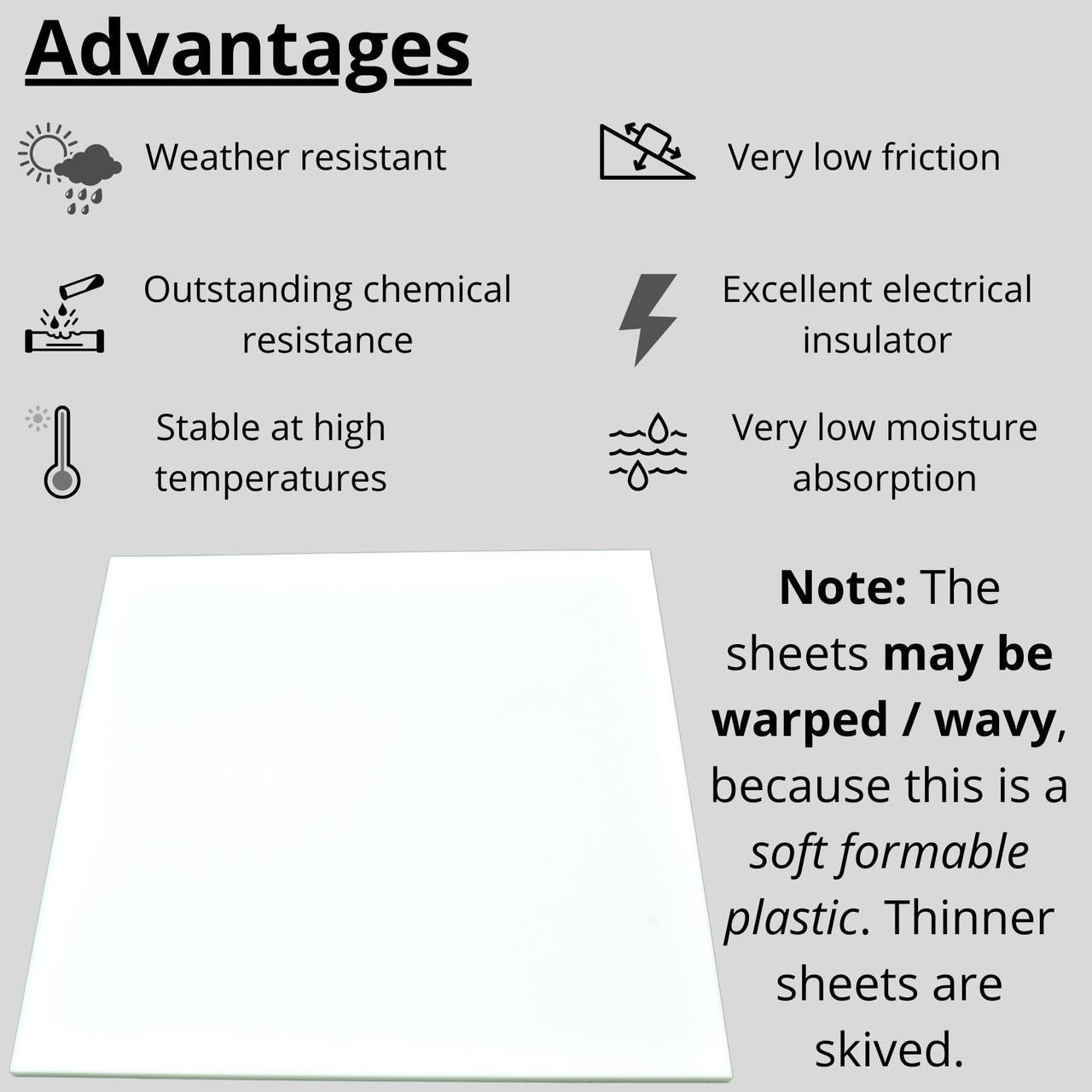 Temperature Sheet, White Sheets, Ptfe Sheet
