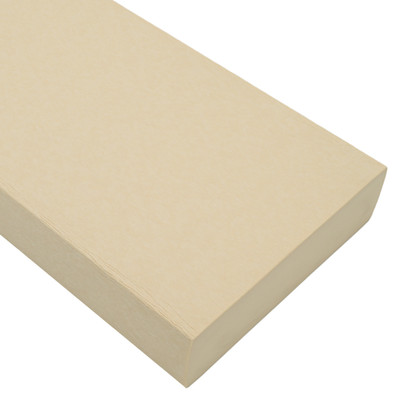 Ivory, Poly Lumber, 3/4" x 1-3/4" RAD, 36"