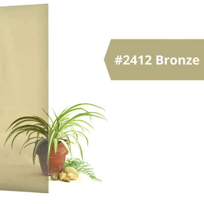 2412 Bronze, Transparent, 1/4" x 12" x 48"