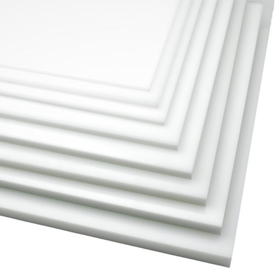 White (Nat), HDPE, 1/4" x 6" x 48"