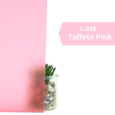 L-038 Taffeta Pink, PlastiBlur, 1/8" x 12" x 24"