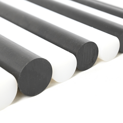 White (Nat), UHMW Rod, 5/8" x 3 ft