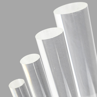 Clear, Cast Acrylic Rod