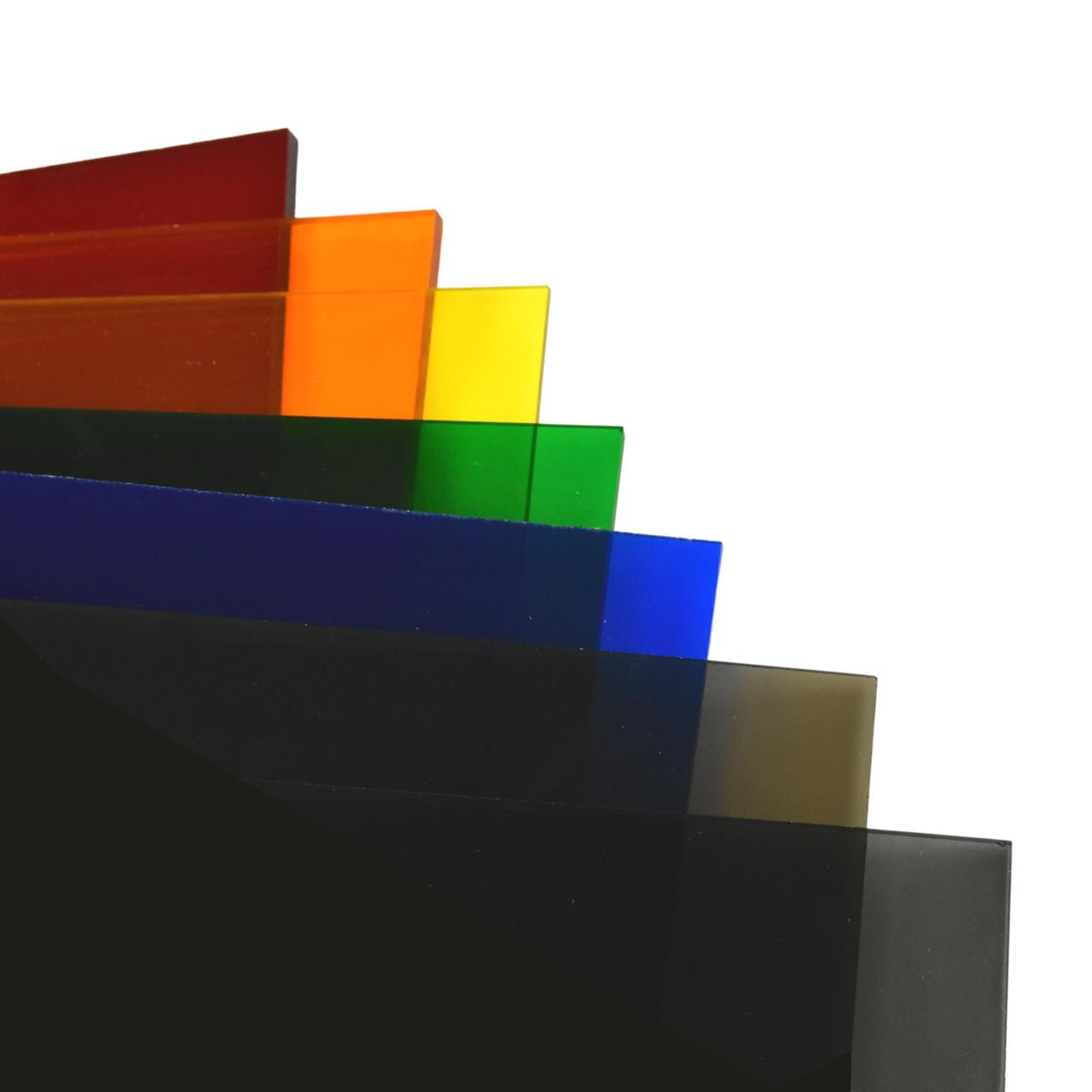 Transparent Colored Cast Acrylic Plexiglass Sheet