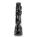 Black Patent Towering Bat Boots