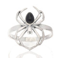 Sterling & Onyx Arachnia Ring