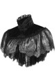 Black Velvet & Lace Capelet