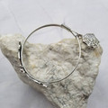 Goth Bat and Spiderweb Bangle Bracelet