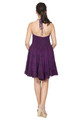 Mid Length Purple Sleeveless Renn dress