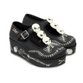 Skeletons Under your Bed  Mary Jane Platforms